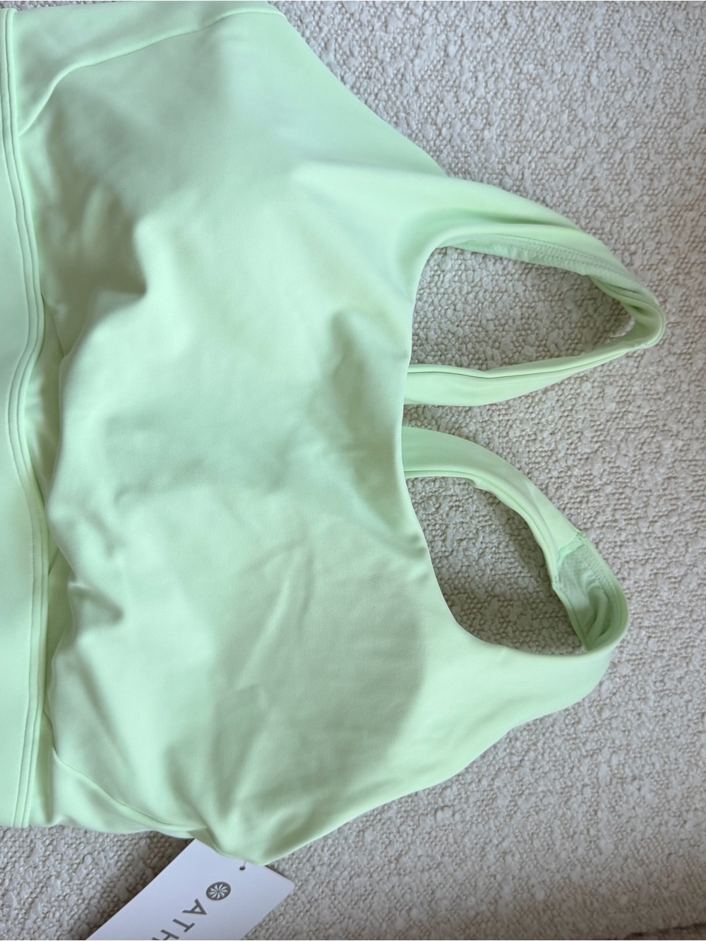NWT Light Mint Green Racerback Sports Bra IN MEDIUM D-DD